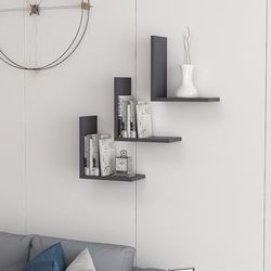 Hanah Home Wesley, mélamine, Anthrazit, Taille Unique
