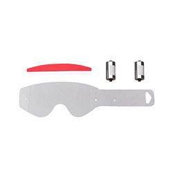 HZ GEMINI 31WS18 maschera motocross con roll off di colore marrone 36mm