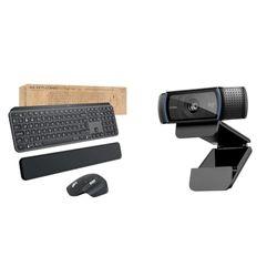 Logitech MX Keys Combo for Business | Gen 2, Full Size Wireless Keyboard and Wireless Mouse & C920 HD Pro Webcam, Streaming, Full HD 1080p/30fps Video Calling, Clear Stereo Audio