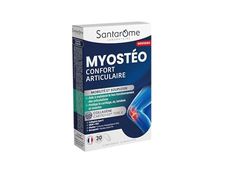 Santarome - Myostéo - Complément alimentaire articulations - Confort articulaire - Souplesse et mobilité - Curcuma, Bourgeons, Collagène de type II, Vitamines - 30 comprimés