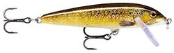 Rapala Origineel floater-materiaal voor balsa-aas voor watervissen, zacht, 0,9-1,5 m, grootte 5 cm/3 g, gemaakt in Estland, Braun Trout volwassenen, uniseks, meerkleurig, standaard