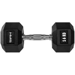 HMS Unisex's 17-66-117 5907695518108 HEX PRO Dumbbell, Zwart, One Size