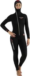 DIVER LADY MONOPIECE WETSUIT BLACK/RED 7mm L/4