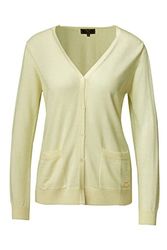 19V69 ITALIA Kiara Cream Henley-skjorta för kvinnor, Krämfärgad, M