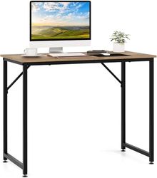 FANTASK Bureau de 100 cm, Petit Bureau d'ordinateur (Naturel)