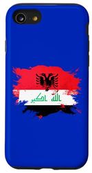 Bandiera del patrimonio misto albanese e iracheno Custodia per iPhone SE (2020) / 7 / 8
