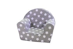 KNORRTOYS.COM Knorrtoys 68341 68341 - Poltrona per bambini Star in cotone, colore: Bianco