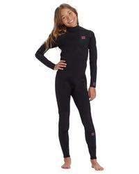 Billabong 403 Foil BZ GBS Fullsuit Combinaisons humides Fille, Black Orchid, 14