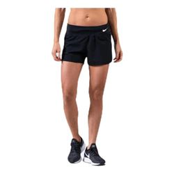 Nike W Nk Eclipse Short 3in, Pantaloncini Sportivi Donna, Black/(Reflective Silv), XS