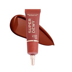 Makeup Revolution Beauty London Superdewy Liquid Blusher, Blush Me Up, 15ml