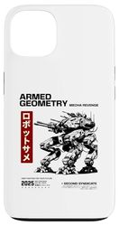 Giapponese Retro 90s Mecha Guerriero Meka Roboto Custodia per iPhone 13