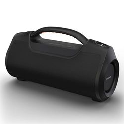 Hama Haut-Parleur Mobile sans Fil (IPX6 étanche, stéréo, Bluetooth 5.0, Portable, 60 W, Mains Libres, Batterie Robuste, pour fête, Batterie Externe, Mini Jack 3,5 mm, aux) Noir