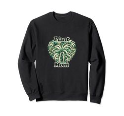 Plant Mom plantas verdes arte de plantas de interior pulgar verde Sudadera