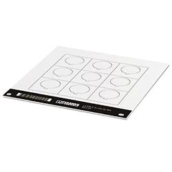 PHOENIX CONTACT LS-EMLP 30 (45 x 10) WH Lot de 10 étiquettes blanches 45 x 10 mm