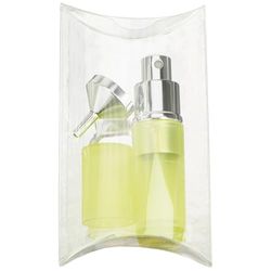 Fantasia - Vaporisateur de parfum pour voyage - 8 ml - Rechargeable avec entonnoir vert clair - Flacon de parfum vide - Flacon vaporisateur de parfum