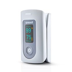 yuwell Oxymètre de Doigt Professionnel, Oxymètre de Pouls Portable avec Écran OLED, Moniteur de Saturation en Oxygène du Sang avec Affichage de la Fréquence du Pouls