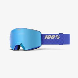 100% NORG HiPER snow goggle, Tarheel - Mirror Blue Lens