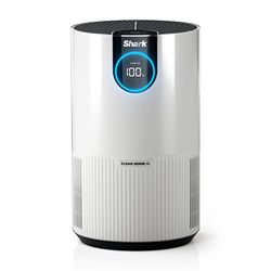 Shark HP102 Clean Sense Air Purifier for Home, Allergies, HEPA Filter, 500 Sq Ft, Small Room, Bedroom, Office, Captures 99.98% of Particles, Dust, Smoke & Allergens, Portable, Desktop, White