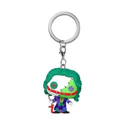 Funko Pop! Keychain: Patchwork - The Joker​ - DC Comics - Mini-Figurine en Vinyle à Collectionner Porte-clés Fantaisie - Cadeau de Noël - Idée de Cadeau - Produits Officiels - Comic Books Fans