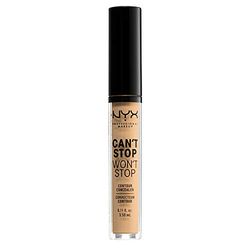 NYX PROFESSIONAL MAKEUP Correttore Can't Stop Won't Stop, Correttore Viso Liquido, Adatto a Tutti gli Incarnati, True Beige, Confezione da 1