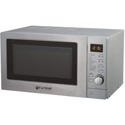 Grunkel - Microonde digitale con grill da 25 litri di capacità in acciaio inox e 900 W. 6 livelli di potenza e 2 livelli di combinazione. Modello MWG-25DXT