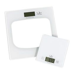 Balance Numérique de Salle de Bain JATA P111 180 Kg Blanc Verre