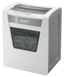 Leitz IQ 80030000 - Destructeur Coupe Croisée - Office P4, Jusqu'à 17-15 (70-80 grs) feuilles, Corbeille 23L, Blanc