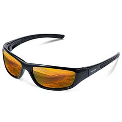 Duduma Tr8116 gepolariseerde sport zonnebril voor mannen en vrouwen ontwerp voor ski honkbal golf fietsen vissen hardlopen rijden Superlight frame