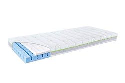 Träumeland Materasso per Bambini e Ragazzi Snooze Land, Schiuma Fredda, Tencel/Lyocell, Blu, 90 x 200 cm, Soft e Medio