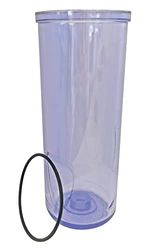 AQUAWATER - 104209 - Bol et joint filtre 9''3/4 - Pièce détachée pour filtre 9"3/4 - Pour filtres standards 9"3/4-0.46 kg