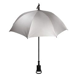 Haas-Jordan The Spectator Seat Parapluie anti-UV Argenté 127 cm