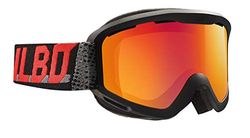 Julbo Mars Masque de Ski Homme, Noir/Gris/Rouge Echo, L