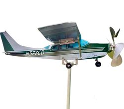 Aereo segnavento personalizzabile, in acciaio inox su cuscinetti a sfera, prodotto in Italia