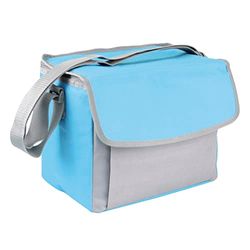 Amig - Draagbare koelbox in blauw en grijs, voor levensmiddelen en dranken, flexibel en wasbaar, ideaal voor picknicks, reizen of uitstapjes, gemakkelijk te reinigen, comfortabel en robuust, inhoud 30 liter