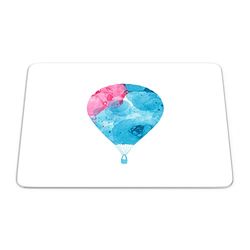 Bonamaison, Tapis de Souris Rectangle Imprimé Numériquement, Fond Antidérapant, pour Bureau et Maison, Taille: 22x18cm