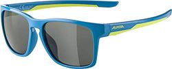ALPINA Unisex - Barn, FLEXXY COOL KIDS I Solglasögon, blue-lime gloss/black, One Size