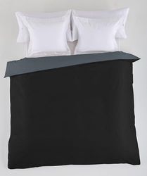 Funda Nordic omkeerbaar -grijs - Cama de 135/140 (1 stuk) - 50% algodón / 50% polyester - 144 Hilos Gramage: 115