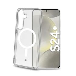 Celly Custodia per cellulare bianco trasparente Galaxy S24 Plus