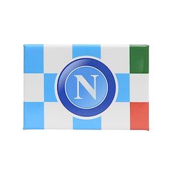 SSC Napoli Unisex – vuxen trefärgad magnet, ljusblå, TU