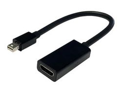 Mini DisplayPort mannelijk naar HDMI-adapter, ideaal voor het aansluiten van HD-apparaten. Zet het signaal om om te genieten van scherpe beelden en levendige kleuren op uw scherm.