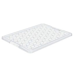 Rotho Evo Enkel förvaringslåda 50 140 liters lock, plast (PP) BPA-fri, en storlek