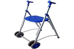 Rollator C30 Rollator van aluminium, inklapbaar, in hoogte verstelbaar, blauw