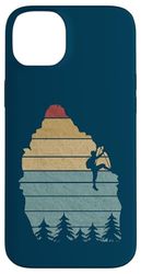 Arrampicata su roccia vintage Cool Climber Custodia per iPhone 14 Plus