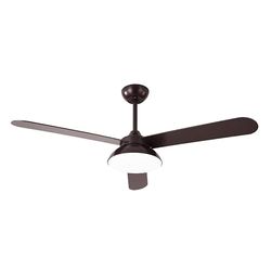 Eden pulse Bruine ventilator, 3 vleugels, bruin/beuken, 24 W, 2950 lm, geïntegreerde led, afstandsbediening, 35,6/47 x 132 x 132 cm