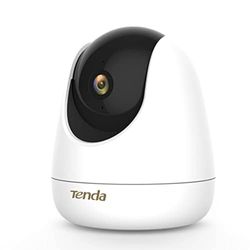 Tenda CP7 Telecamera WiFi Interno 2K+, 360° PTZ Videocamera Sorveglianza 4MP, Audio Bidirezionale, Rilevamento Umano/Movimento, Visione Notturna, Tracciamento delle Persone, Micro SD/Cloud Storage