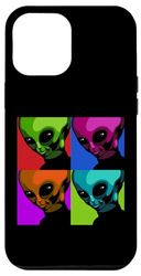 Custodia per iPhone 15 Plus Alieno pop art | Extraterrestre moderno di metà secolo