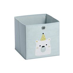 Zeller 14424 Icebear Boîte de rangement non tissé Vert menthe 28 x 28 x 28 cm
