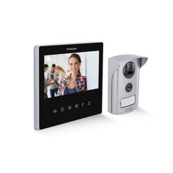 CHACON Porta-vídeo com ecrã 7" ultraplano - preto