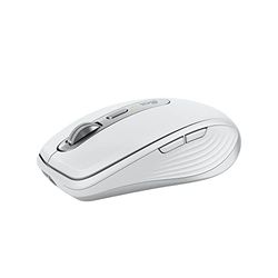 Logitech MX Anywhere 3S Compact Trådlös Mus, Snabb Rullning, 8K DPI Avläsning på alla ytor, Tysta klick, Programmerbara knappar, USB C, Bluetooth, Windows PC, Linux, Chrome, Mac - Pale Grey