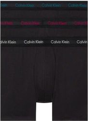 Calvin Klein Calzoncillos bóxer Pack de 3 Hombre Algodón elástico, Schwarz (Negro), XS